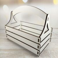 ПА-Ц-009 Кошик білий 31*25*17см 3+3мм