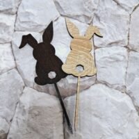 ПА-Т-606 Топпер Пасхальный кролик 16*6*0,3см