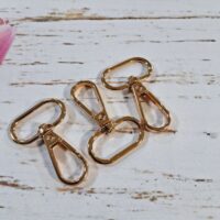 Карабін сумочний 46*21мм золото 16мм 1шт КК0016с49