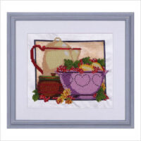 ВДВ Т-0209 Сосусд с ягодами, схема под бисер