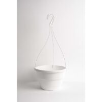 Горщик підвісний 5,4л 25*16,3см білий Kloda Польша