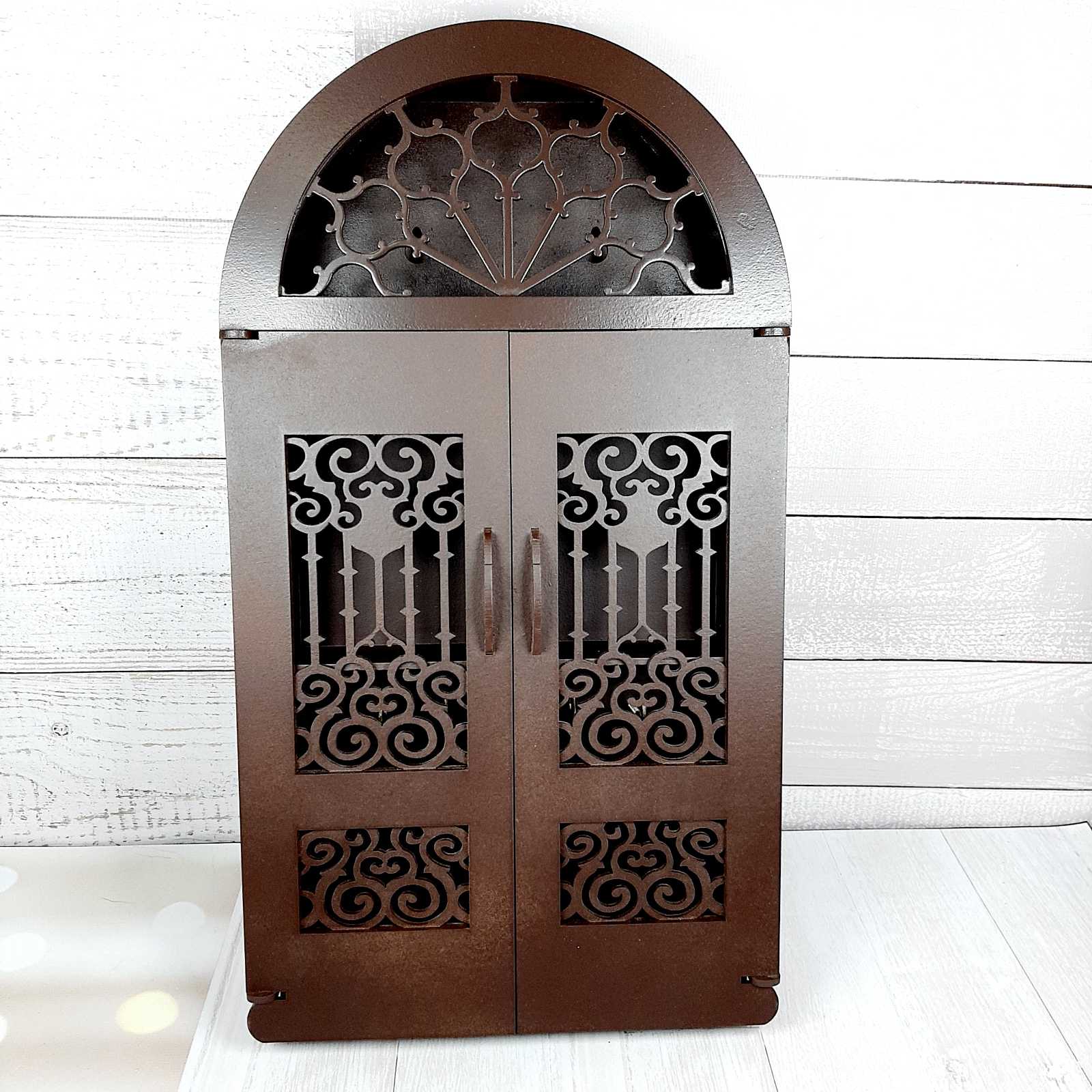 ПА-КЛ-002-1 Ключница Трюмо коричневая 55*25*5,5см