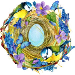 Матренин Посад 0169/Б Пасхальное Грездышко, набор для вышивания бисером