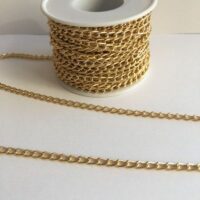 Цепь № SFDC015 3*6мм золото 1210-7