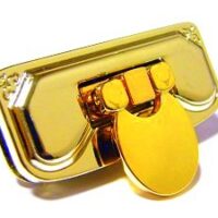 2128! Замок-поворотка 68*27мм золото