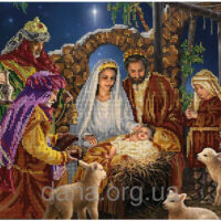 ДАНА-51 Рождество Христовое, схема под бисер