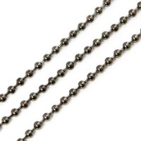 Цепь Перлина Железо 3.2мм, Черный 5м