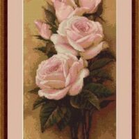 Luca-S В453 Розы, набор для вышивани я нитками