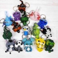 Брелок из бисера