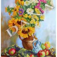 ДАНА-531 Цветы в кувшине, схема под бисер