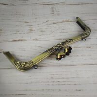 Фермуар для сумок с ручкой 24cм антик FM-018