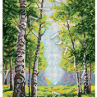 ДАНА-5107 Времена года. Лето, схема под бисер