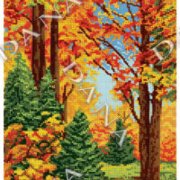ДАНА-5108 Времена года. Осень, схема под бисер