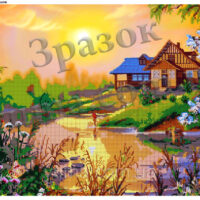 ЮМА 255 Райский уголок, схема под бисер