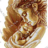 ДАНА-3344 Мамина любовь, схема под бисер