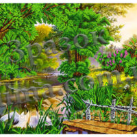 ЮМА 263 Чудесный край, схема под бисер