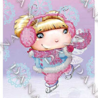 ДАНА-177 Феечка фигуристка, схема под бисер