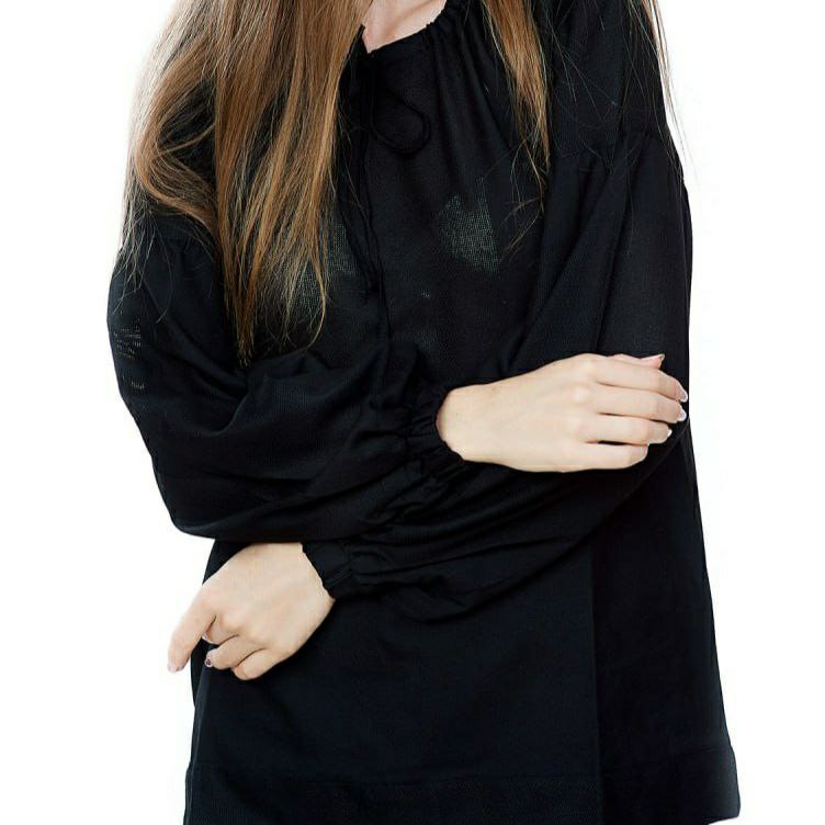 Сорочка жіноча ТПК-172 р.52 чорна, 88-09/09 довгий рукав