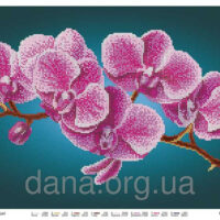 ДАНА-511 Ветка орхидеи, схема под бисер