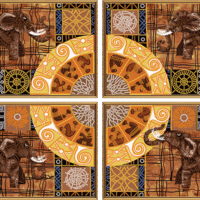 Новая Слобода В40007 Колесо фортуны, схема под бисер