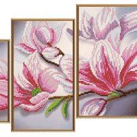 Новая Слобода В46510 Магнолия, схема под бисер