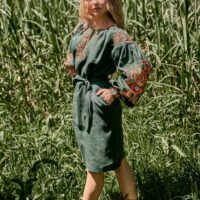 Сукня жіноча 4505 42р зелена