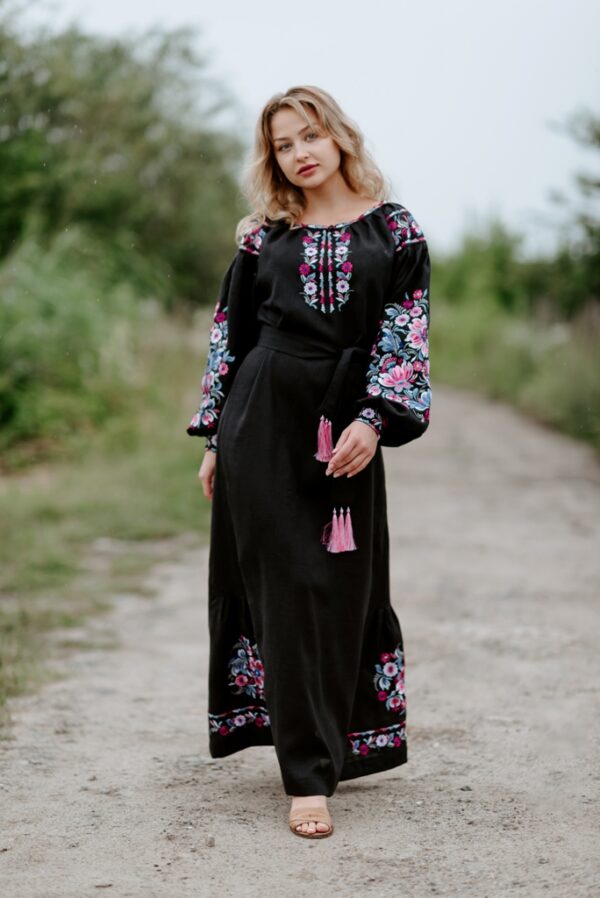 Сукня жіноча 4506 42р чорна довга