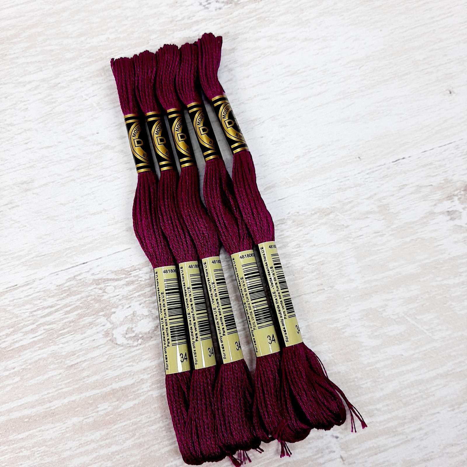 Муліне ДМС 0034 Dark Fuchsia - Темна фуксія