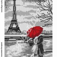 Фея Вышивки АП-157 Парижская набережная, схема под бисер