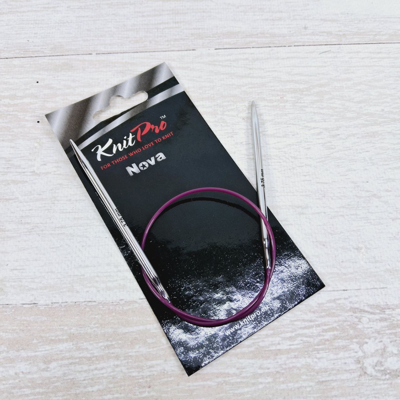 11355 КнитПро Спицы круговые металл d5,50мм 100см