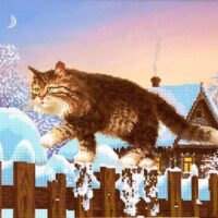 Миледи СЛ-3319 Прогулка на рассвете, схема под бисер