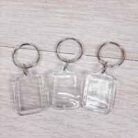 Акриловая заготовка для брелка. 26х37мм (Фото20х25мм).