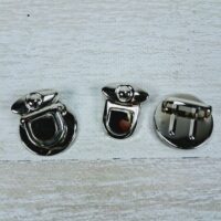 Замок металевий 61007691 3*3,5см срібло