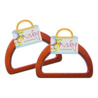 Ручки для сумок PASSION РМ-5 красное дерево/махагон