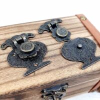 Замок А-116 стара латунь 51*41мм