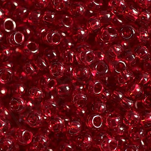 Бісер 90090 (103) Preсiosa 10/0 червоний темний прозорий 25г