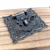 Замок А-126 стара латунь 67*58мм