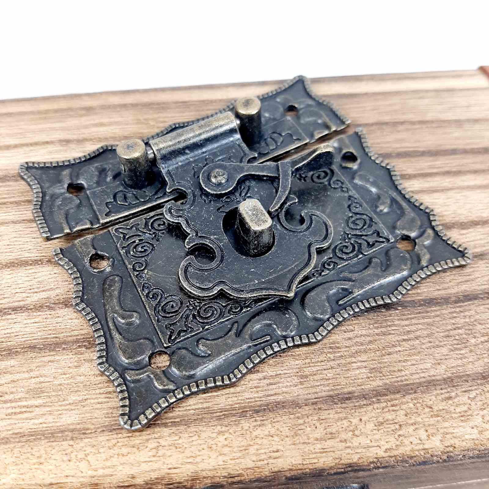 Замок А-126 стара латунь 67*58мм