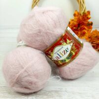 Алізе Кід Мохер (Alize Kiid Mohair) 50г/500м 161 пудра