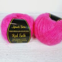 Аванті Ярн Супер Кід Сілк (Avanti Yarn Kid Silk)  25г/212м 62 малина