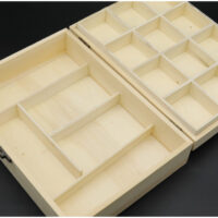 Скринька-органайзер для декупажу з замком і петлями 28*20*8см А-8000