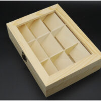 Скринька-органайзер для декупажу з замком і петлями 24*18*6см А-9006