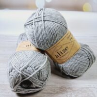 Алізе Вултайм (Alize Wooltime) 100г/200м 0208 св,сiрий