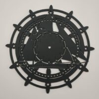 ПА-Ч-012  Основа под часы Штурвал 6мм 40*40см