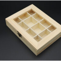 Скринька-органайзер для декупажу з замком і петлями 15*20*4см А-5202