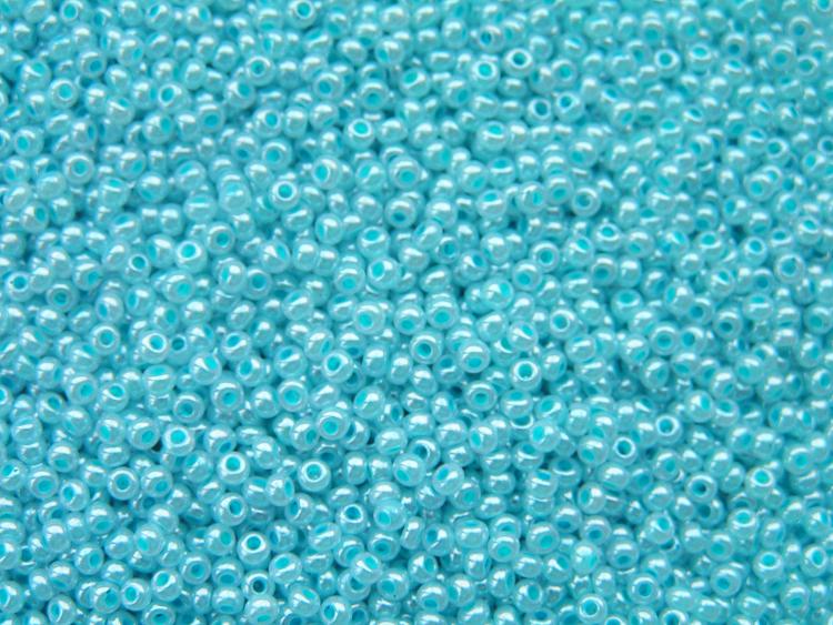 Бісер 37365 (10525) Preсiosa 10/0 свiтло-блакитний перлиновий 25г