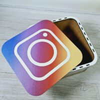 Скринька INSTAGRAM 19*19*8.5см KF--504