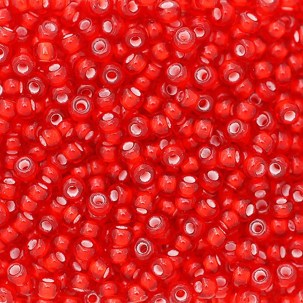 Бісер 95076 (858) Preсiosa 10/0 червоний мелований 25г