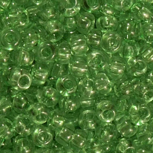 Бісер 01162 Preciosa 10/0 зелений світлий прозорий 25г