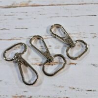 Карабін сумочний 46*25мм платина 20мм 1шт КК0020с01